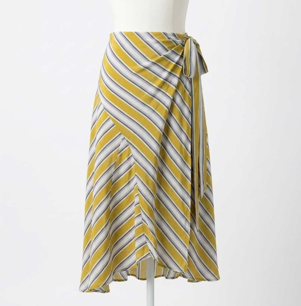 NEW ASTR teagan skirt in moss stripe
